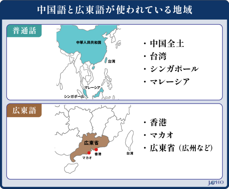 中国語と広東語の違いとは?特徴や使われる地域を徹底解説